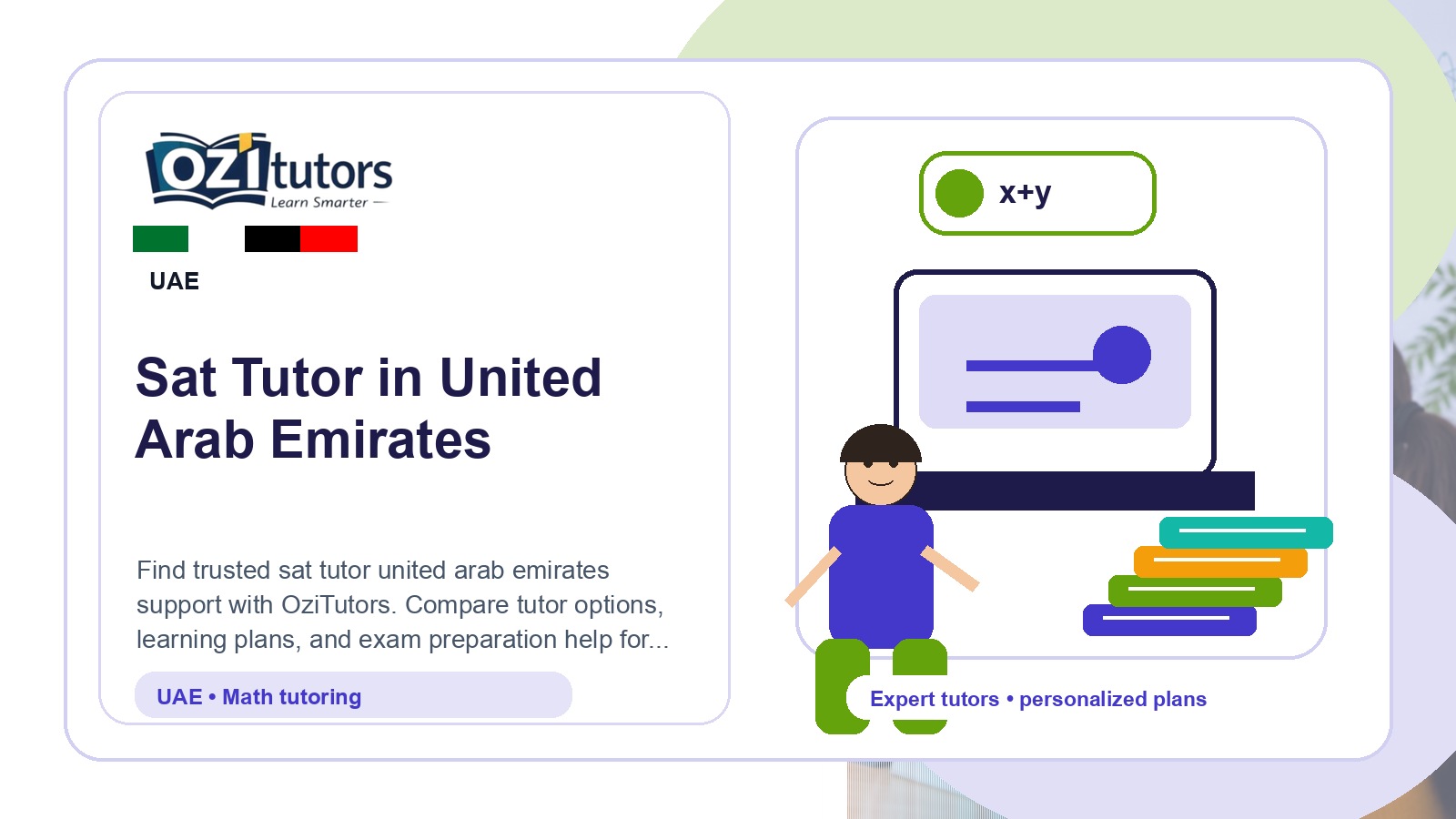 How to Choose the Best Sat Tutor United Arab Emirates in United Arab Emirates - OziTutors blog image