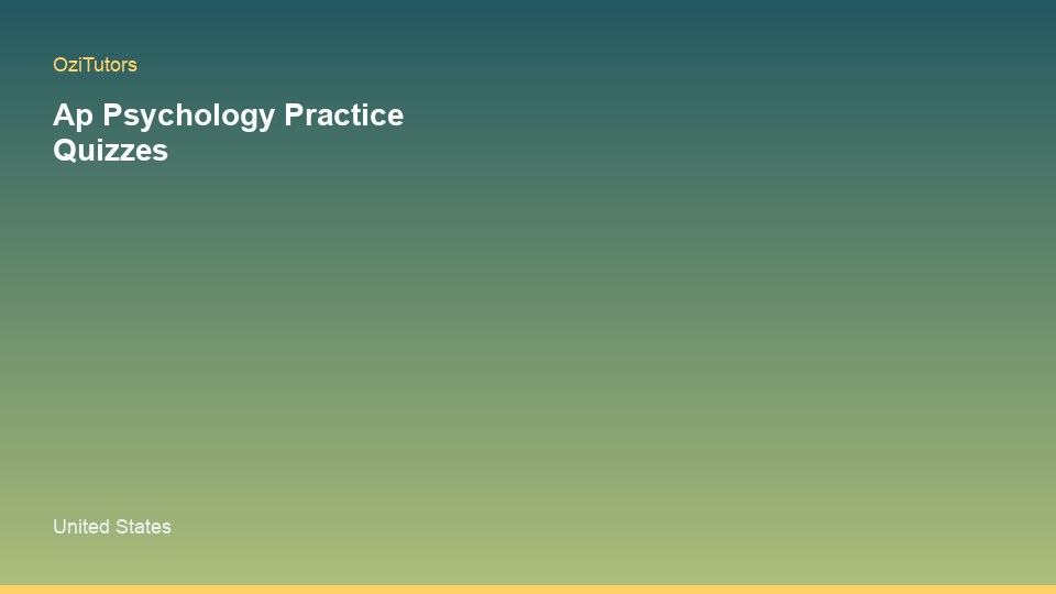 Ap Psychology Practice Quizzes: What Parents Should Know — study session