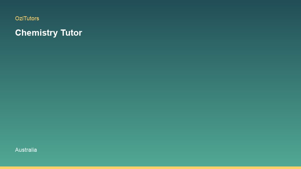 How to Choose the Best Chemistry Tutor Australia in Australia — study session