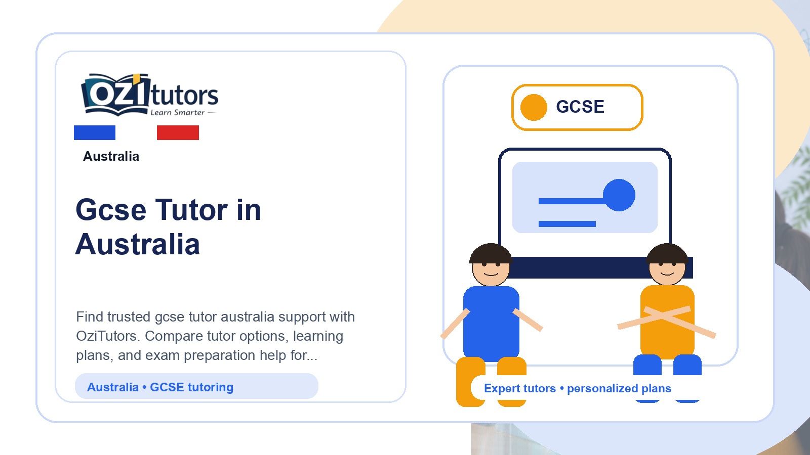 How to Choose the Best Gcse Tutor Australia in Australia - OziTutors blog image