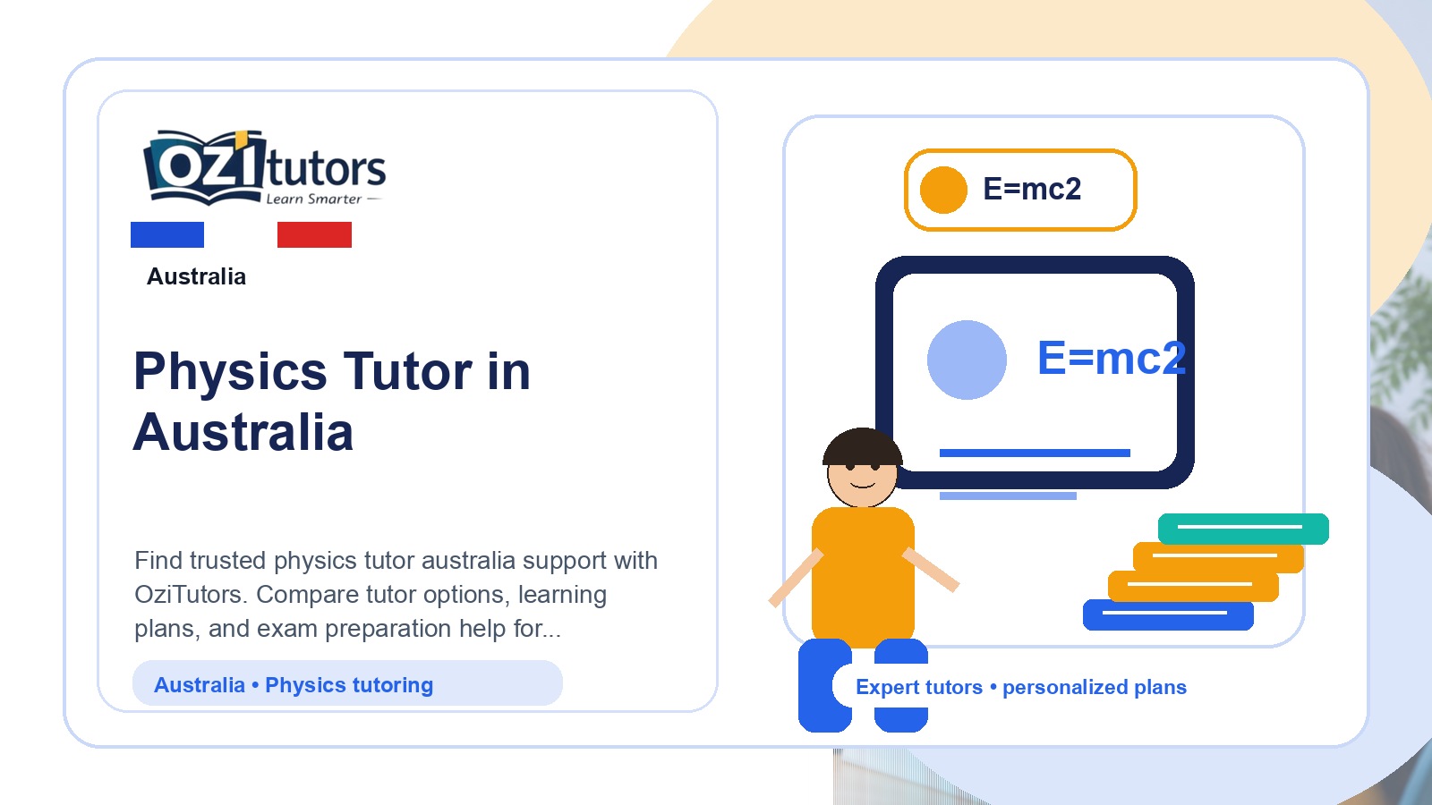 How to Choose the Best Physics Tutor Australia in Australia - OziTutors blog image