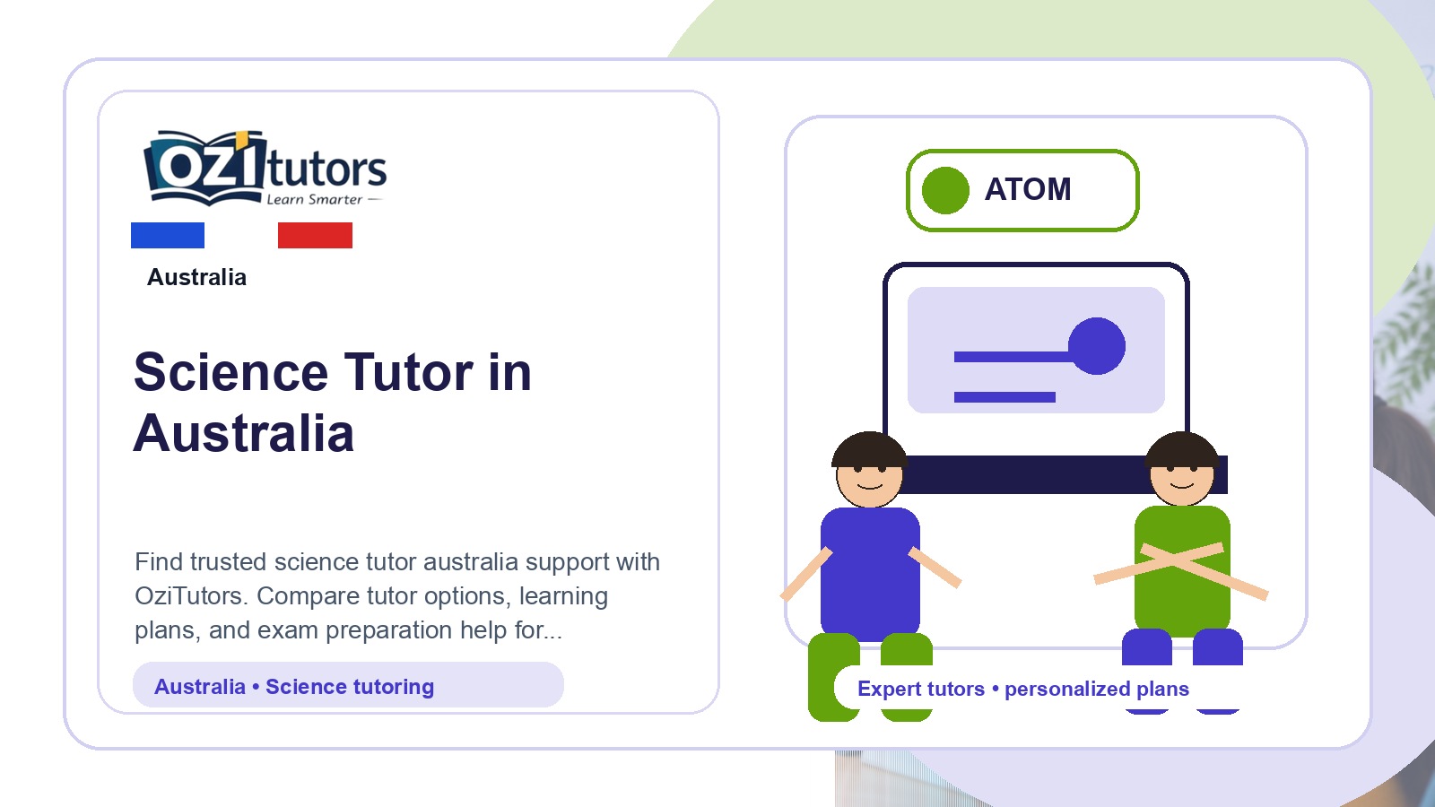 How to Choose the Best Science Tutor Australia in Australia - OziTutors blog image