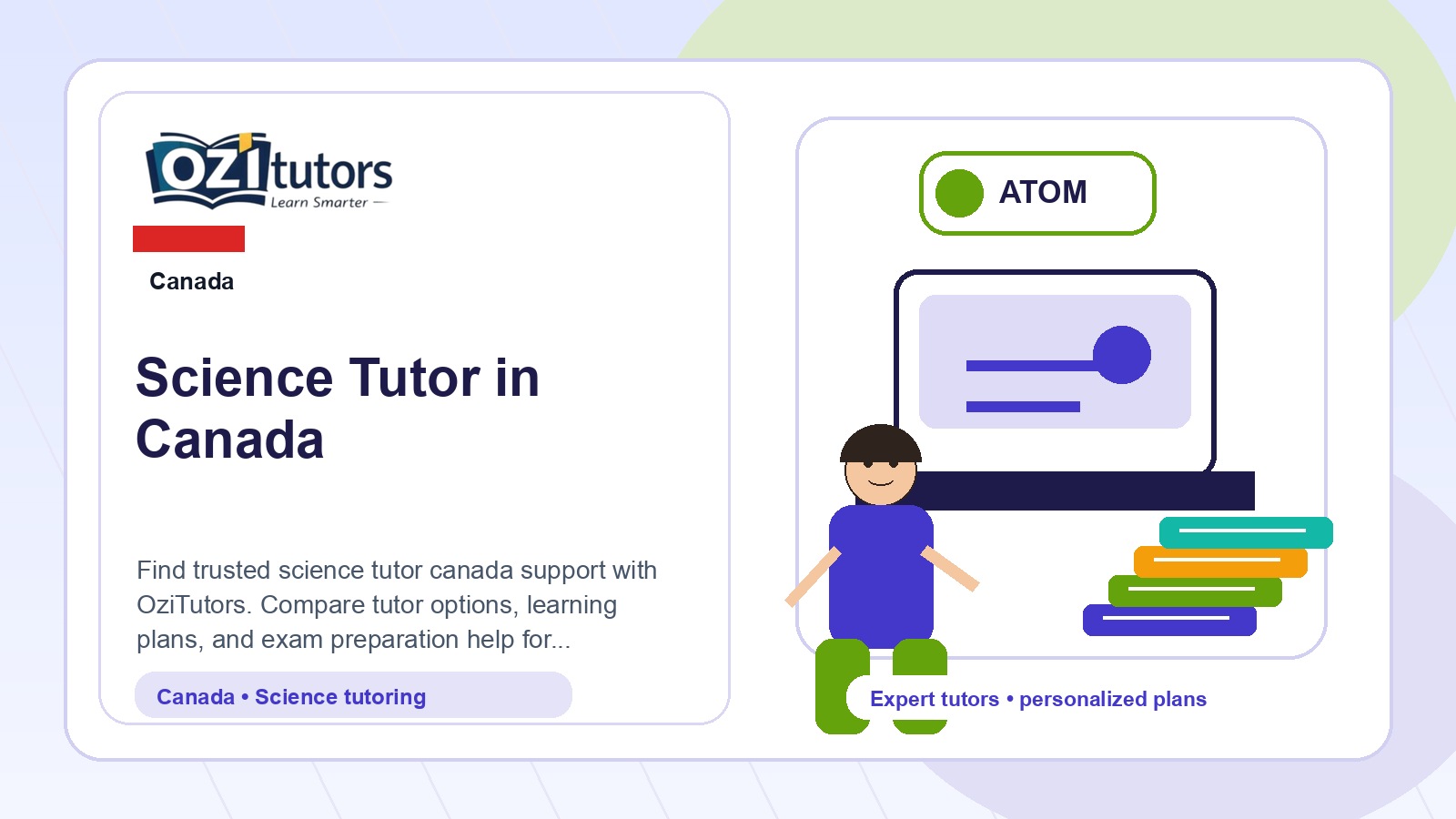 How to Choose the Best Science Tutor Canada in Canada - OziTutors blog image
