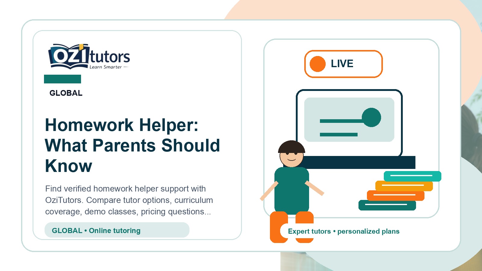 Homework Helper: What Parents Should Know - OziTutors blog image