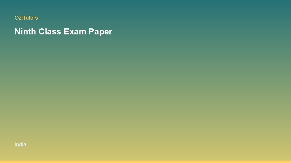 Ninth Class Exam Paper: What Parents Should Know — study session
