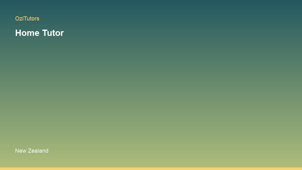 Best Home Tutor New Zealand Options in New Zealand — study session
