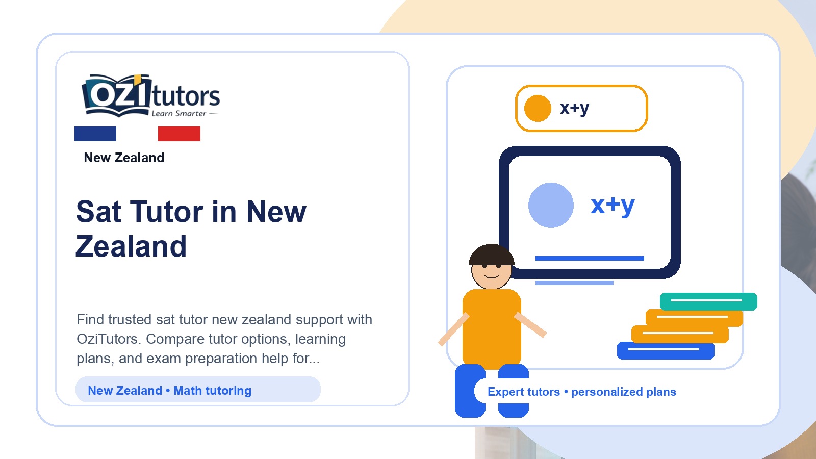 How to Choose the Best Sat Tutor New Zealand in New Zealand - OziTutors blog image