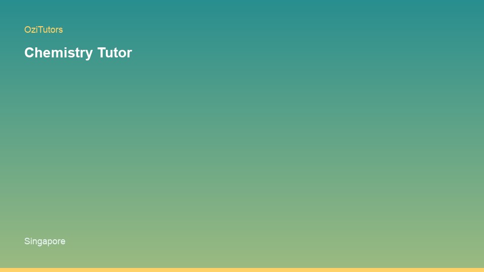 How to Choose the Best Chemistry Tutor Singapore in Singapore — study session