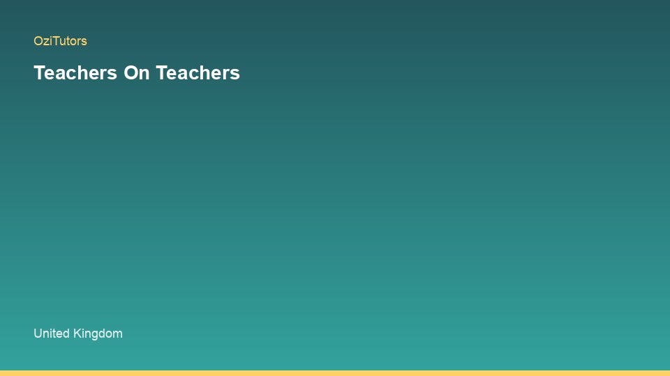 Teachers On Teachers: What Parents Should Know — study session