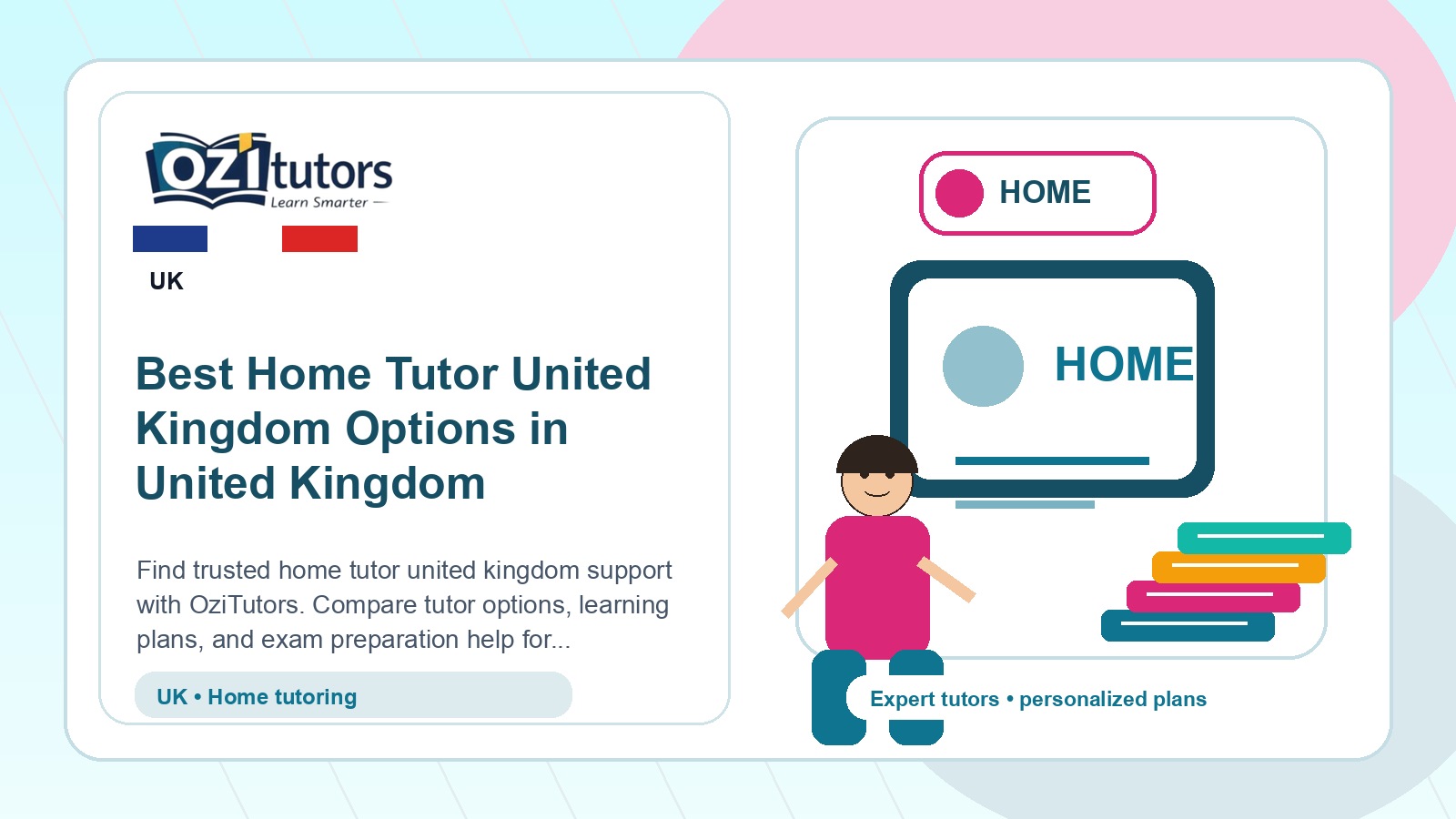 Best Home Tutor United Kingdom Options in United Kingdom - OziTutors blog image