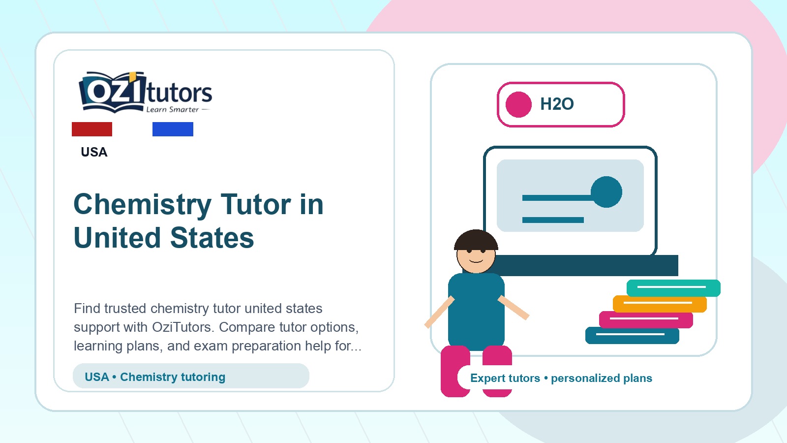 How to Choose the Best Chemistry Tutor United States in United States - OziTutors blog image