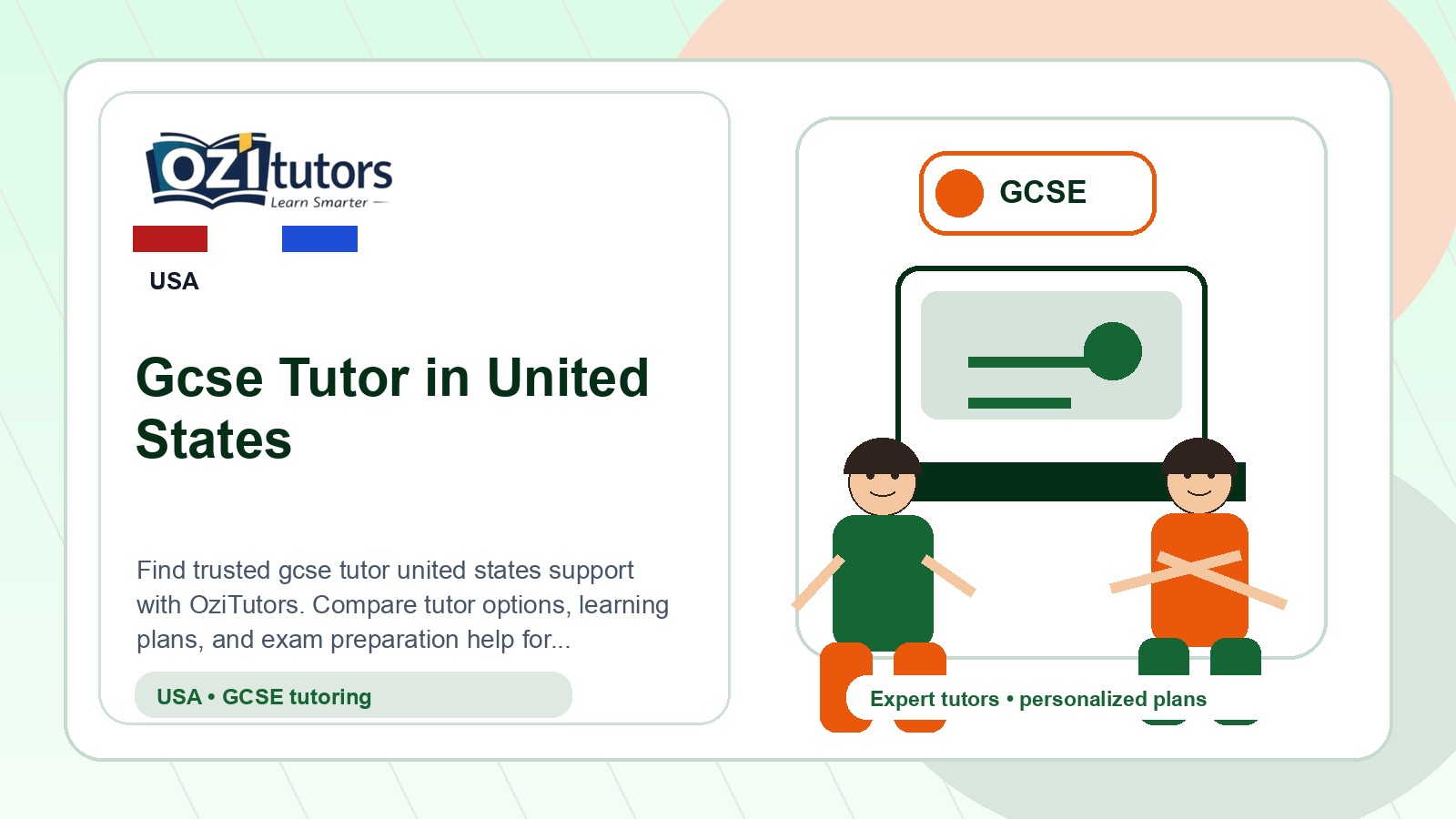 How to Choose the Best Gcse Tutor United States in United States - OziTutors blog image
