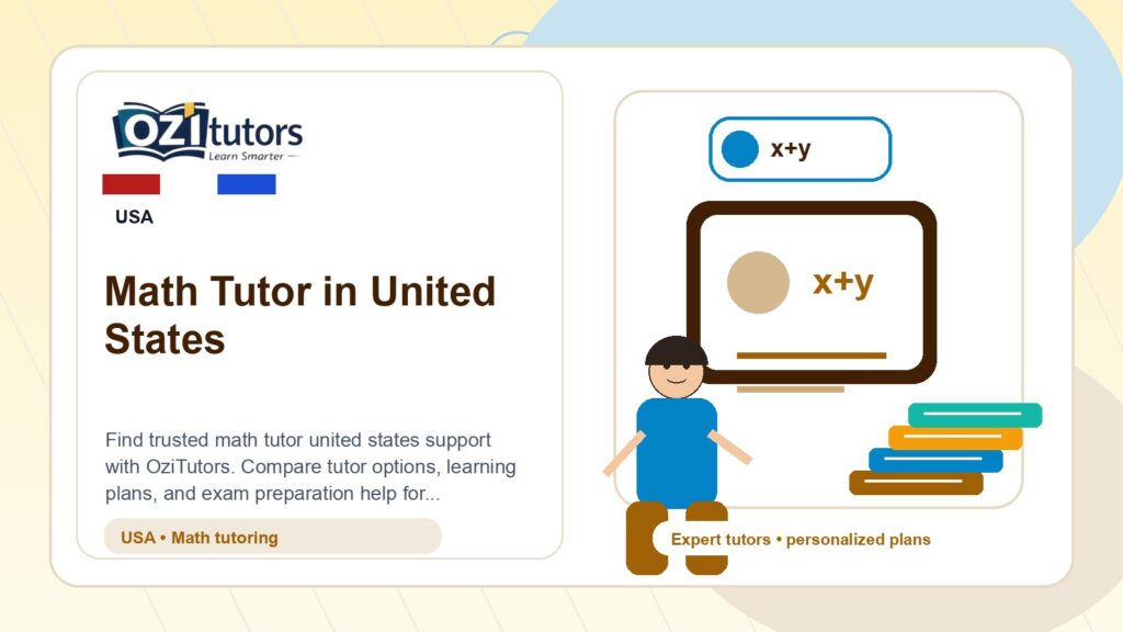How to Choose the Best Math Tutor United States in United States - OziTutors blog image