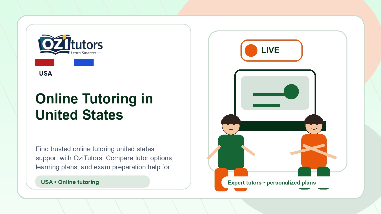 How to Choose the Best Online Tutoring United States in United States - OziTutors blog image