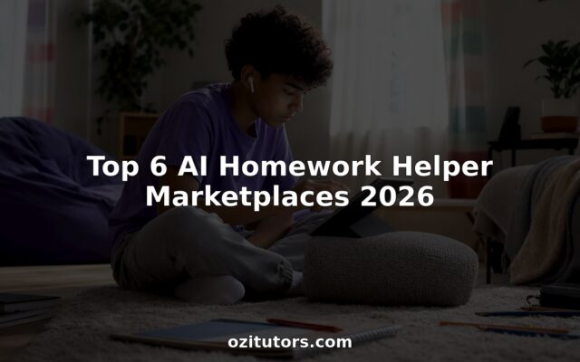 AI Homework Helper: Online Tutoring with OziTutors