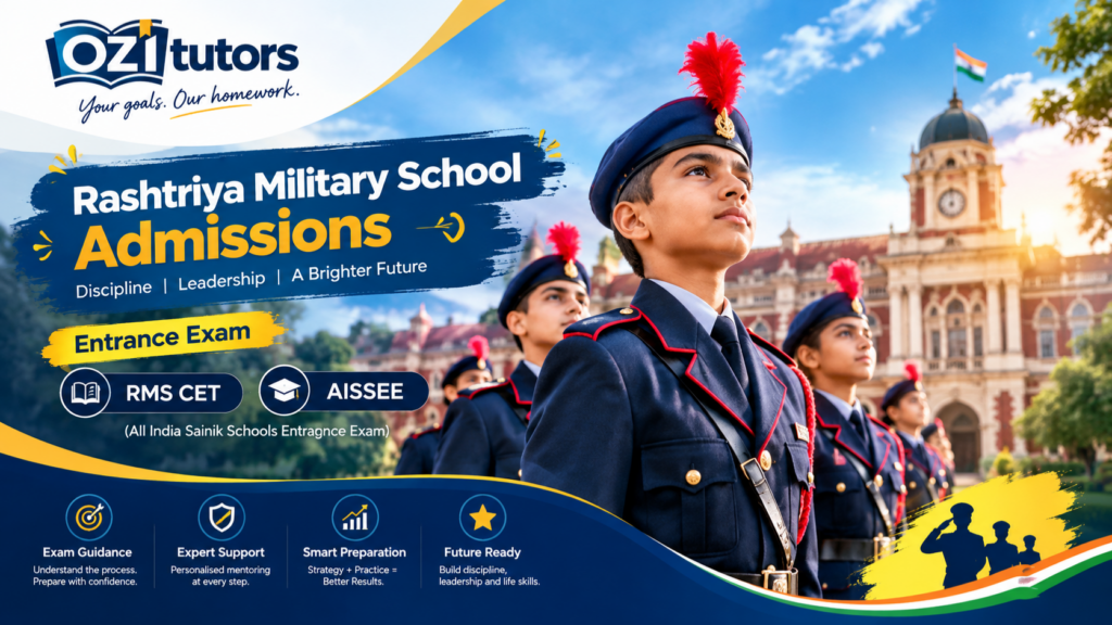 RMS CET 2026 Rashtriya Military School Admission Guide for Class VI and IX