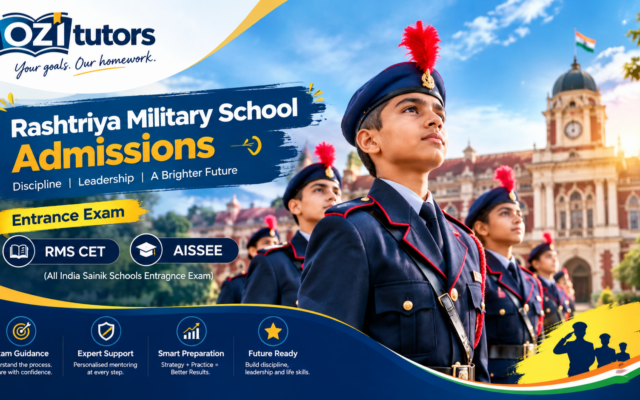 RMS CET 2026 Rashtriya Military School Admission Guide for Class VI and IX