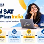 OziTutors 8-week Digital SAT study plan for Indian students, covering foundation, practice, accuracy, and full tests with review.