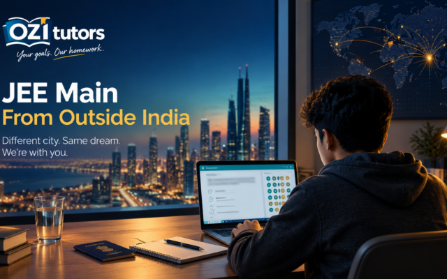 How students abroad can take JEE Main: eligibility, overseas exam cities, fees, DASA and CIWG, and the Session 1 dates, 22–30 January 2027.