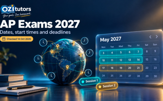 AP Exam Dates 2027: Schedule, Start Times, Changes