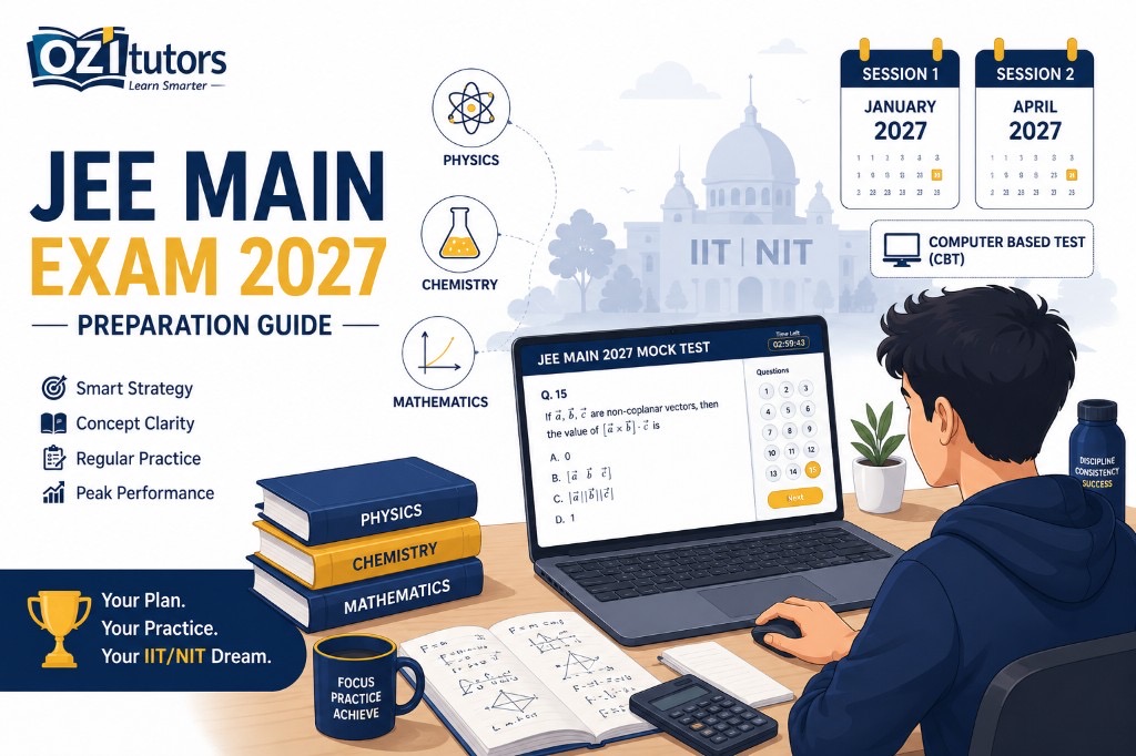 JEE Main Exam 2027: Dates, Registration, Syllabus, Pattern and Preparation Guide